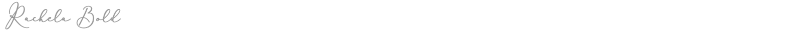 Rachela font preview